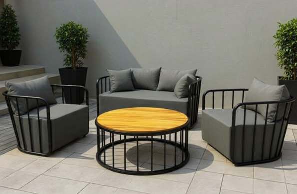high quality product photo of modern outdoor seating 3